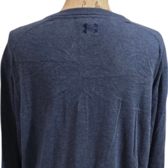 Under Armour Active Cozy Blue Crewneck Sweater Men's Size XL - Picture 7 of 7